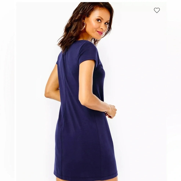 Lilly Pulitzer Brewster Dress in True Navy size XXS - Picture 3 of 9